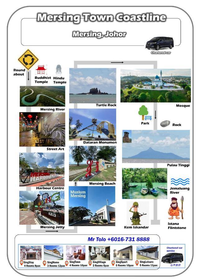 Singhome Holiday House Mersing Exterior foto