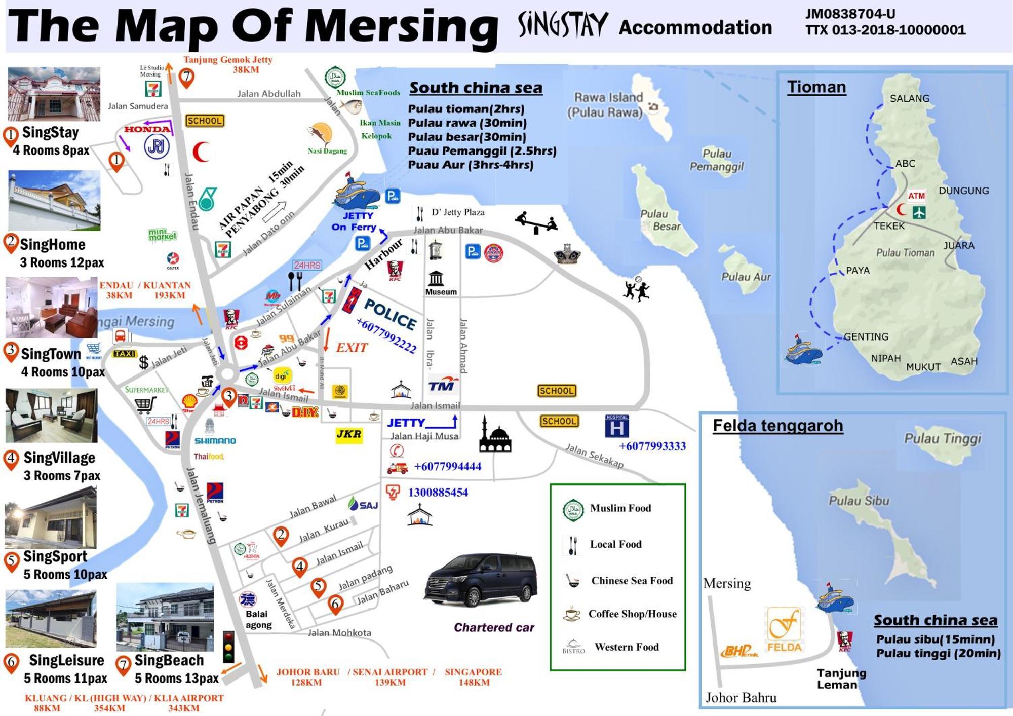 Singhome Holiday House Mersing Exterior foto